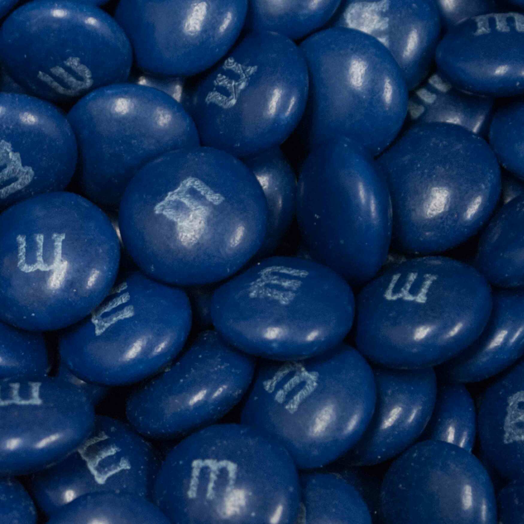 blue m&m package