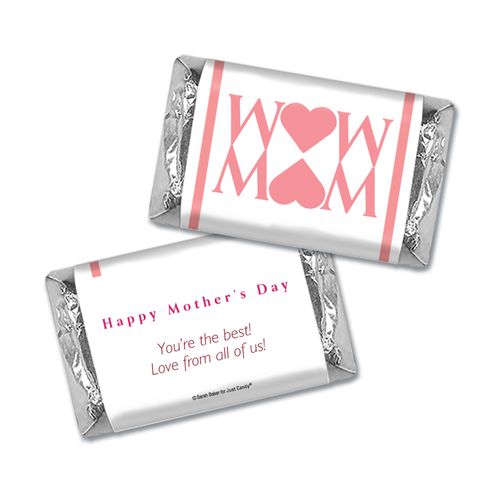 Personalized Mother's Day Hershey's Miniatures Wrappers Heart