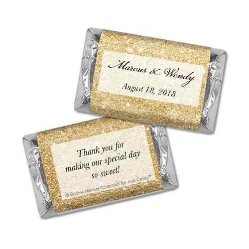 Personalized Bonnie Marcus Wedding All That Glitters Hershey's Miniatures