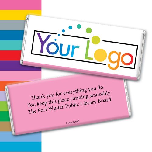 Personalized Business Promotional Add Your Logo Chocolate Bar & Wrapper