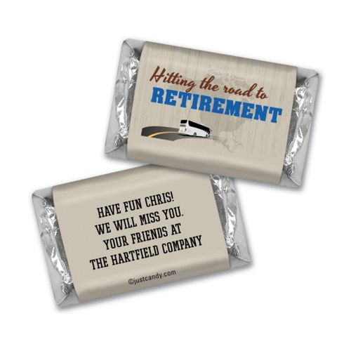 Personalized Retirement Mini Wrappers