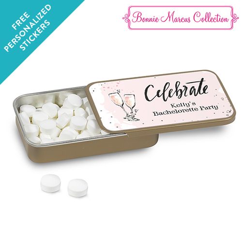 Bonnie Marcus Collection Personalized Mint Tin The Bubbly Custom Bachelorette Party