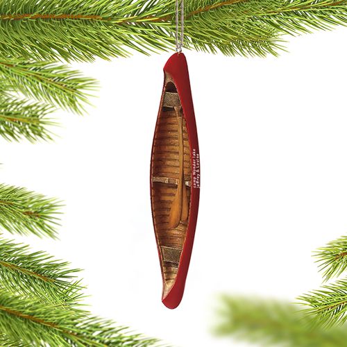 Canoe (Red) Ornament