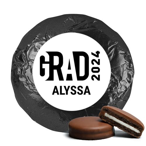 Graduation Chocolate Covered Oreos "Grad" and Year
