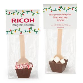 Personalized Christmas Lights Hot Chocolate Spoon