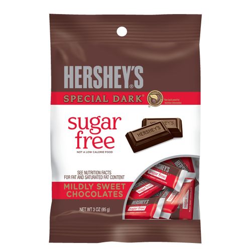 Sugar Free Hershey's Special Dark Chocolate Bars - 3oz Bag