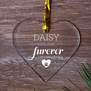Furever in Our Hearts - Dog Ornament