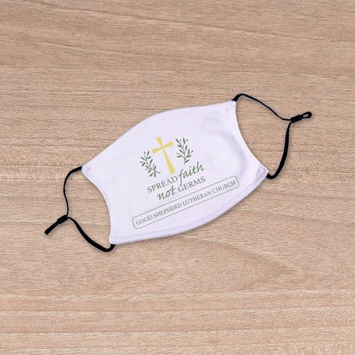 Personalized Youth Face Mask - Spread Faith not Germs
