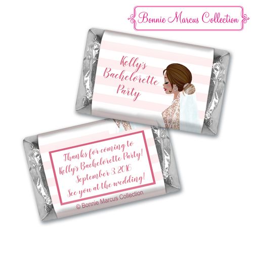 Bonnie Marcus Collection Personalized Candy Bar & Wrapper Bridal March Bachelorette Party Favors