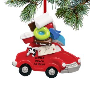 Beach Vacation Car Ornament