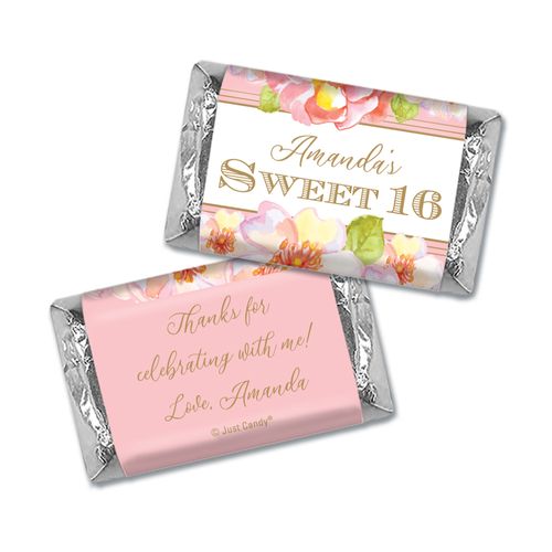 Personalized Birthday Hershey's Miniatures Wrappers Personalized Sweet 16 Darling Dreams
