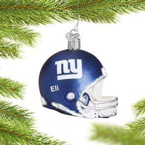 New York Giants NFL Helmet Ornament