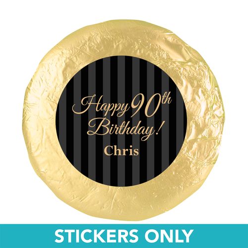 Personalized 90th Birthday 1.25" Stickers (48 Stickers)