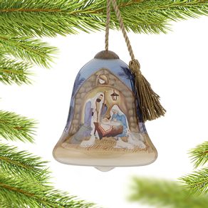 Away in a Manger Nativity Ornament