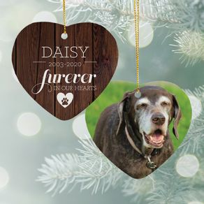 Furever in Our Hearts - Dog Ornament