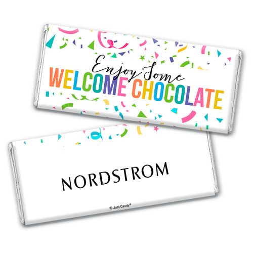 Personalized Work Welcome Logo Chocolate Bar & Wrapper