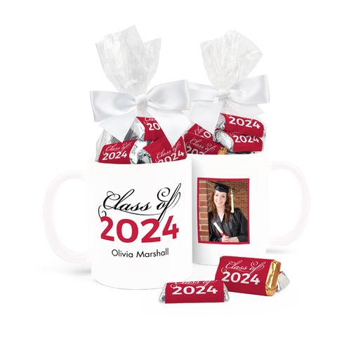 Personalized Graduation Photo Class of 11oz Mug with Hershey's Miniatures