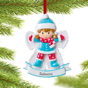 Snow Angel Girl Ornament