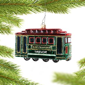 San Francisco Cable Car Ornament - JustCandy.com