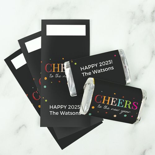 Personalized New Year's Eve Cheers Mini Wrappers Only