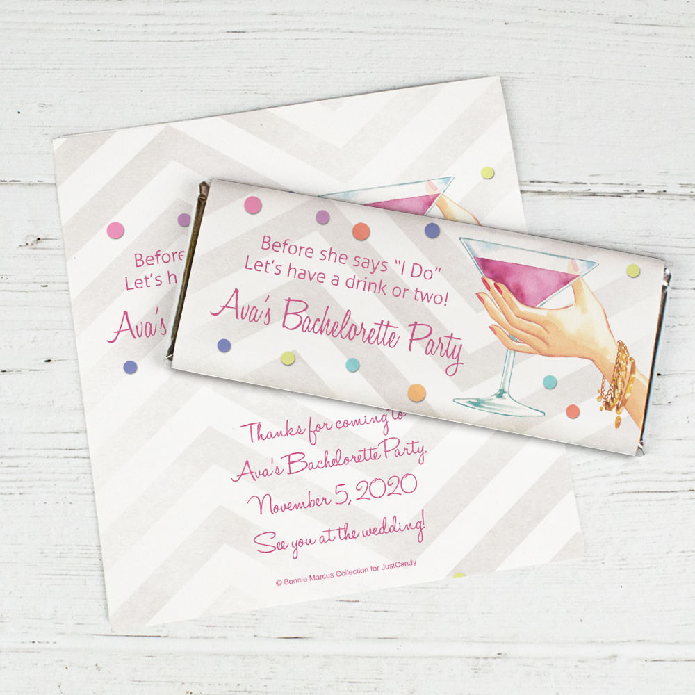 Bonnie Marcus Collection Personalized Chocolate Bar Wrappers Chocolate ...