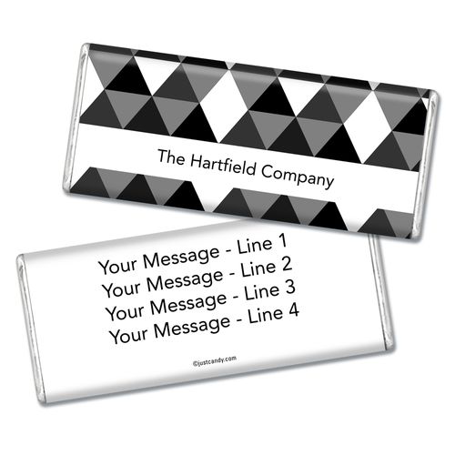 Personalized Business Promotional Triangles Chocolate Bar & Wrapper
