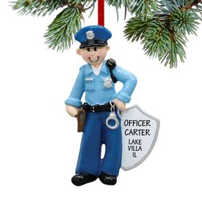 Policeman with Handcuffs Ornament