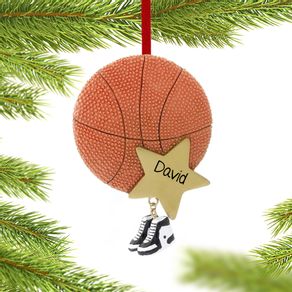 Basketball Star with Sneakers Ornament