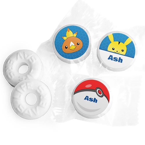 Personalized Birthday Pokemon Themed Life Savers Mints