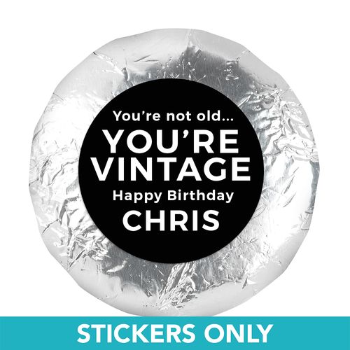 Birthday 1.25" Sticker You're Vintage (48 Stickers)