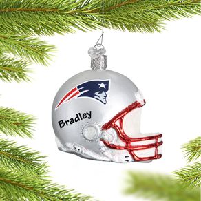 New England Patriots NFL Helmet Ornament