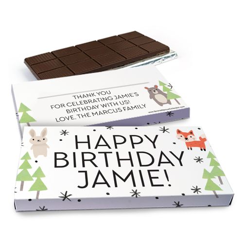 Deluxe Personalized Birthday Scouting Pals Chocolate Bar in Gift Box (3oz Bar)