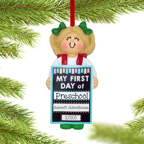 First Day of School Ornament