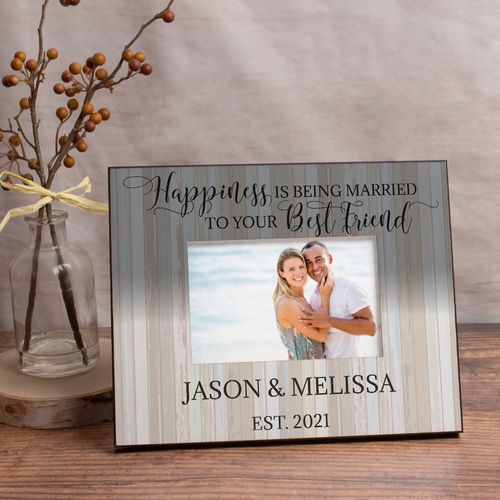 Personalized Married to Your Best Friend Picture Frame