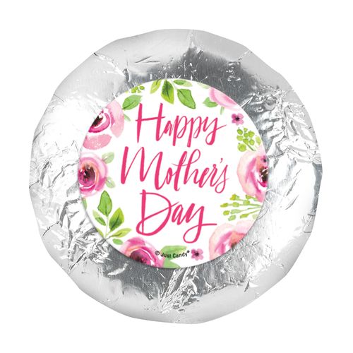 Bonnie Marcus Mother's Day Pink Floral 1.25in Stickers (48 Stickers)