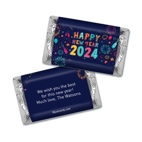 Personalized New Year's Eve Festivities Mini Wrappers Only