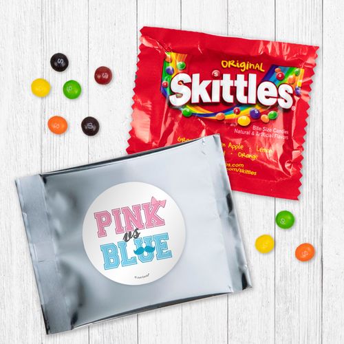 Gender Reveal Pink vs Blue Skittles