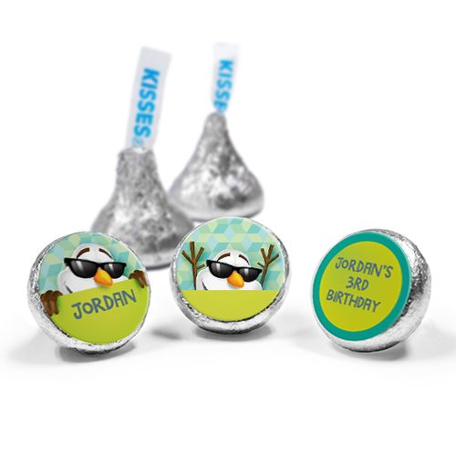 Personalized Birthday Snowman Hershey's Kisses