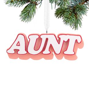 Hallmark Aunt Ornament