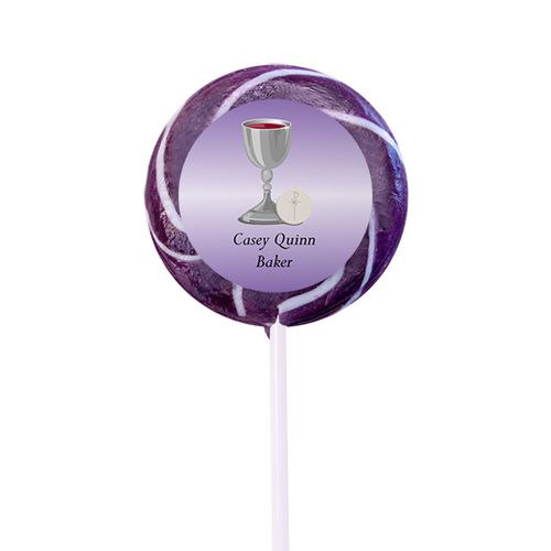 Personalized Communion Host and Silver Chalice- 24 Pac