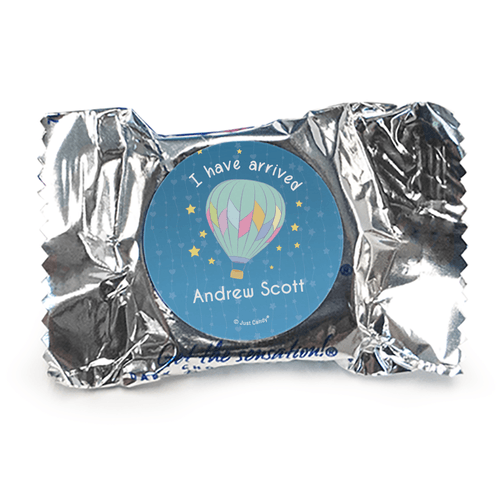 Personalized Boy Birth Announcement I Have Arrived York Peppermint Patties