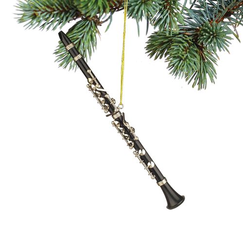 Clarinet Black Ornament