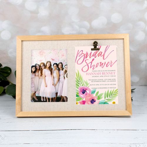 Bridal Shower Picture Frame