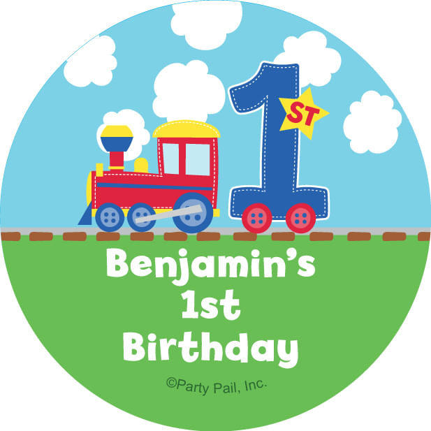 All Aboard First Birthday Personalized 2