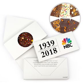 Personalized Administrative Professionals Day Span of Years Gourmet Infused Belgian Chocolate Bars (3.5oz)