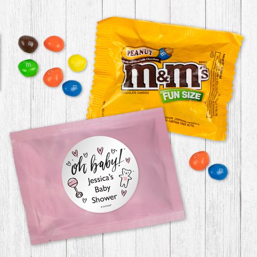 Personalized Baby Shower Oh Baby Peanut M&Ms