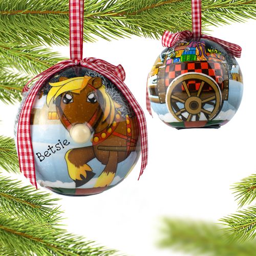 Blinking Nose Horse Ornament