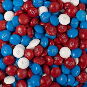 2 lbs Blue & Red M&Ms Milk Chocolate Patriotic Candy