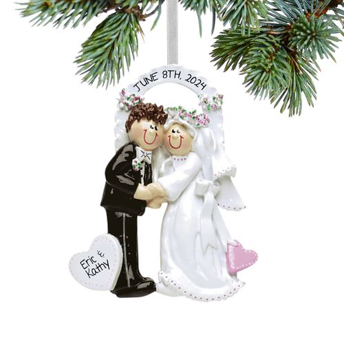 Arch Bride & Groom Ornament