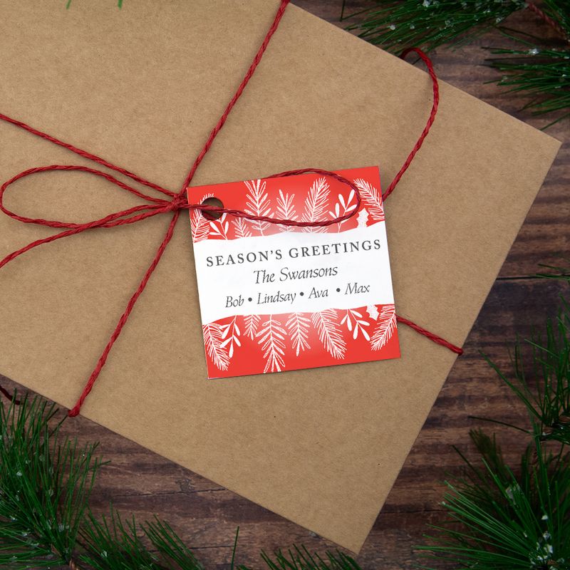 Personalized Christmas Gift Tags - 24 Pc.